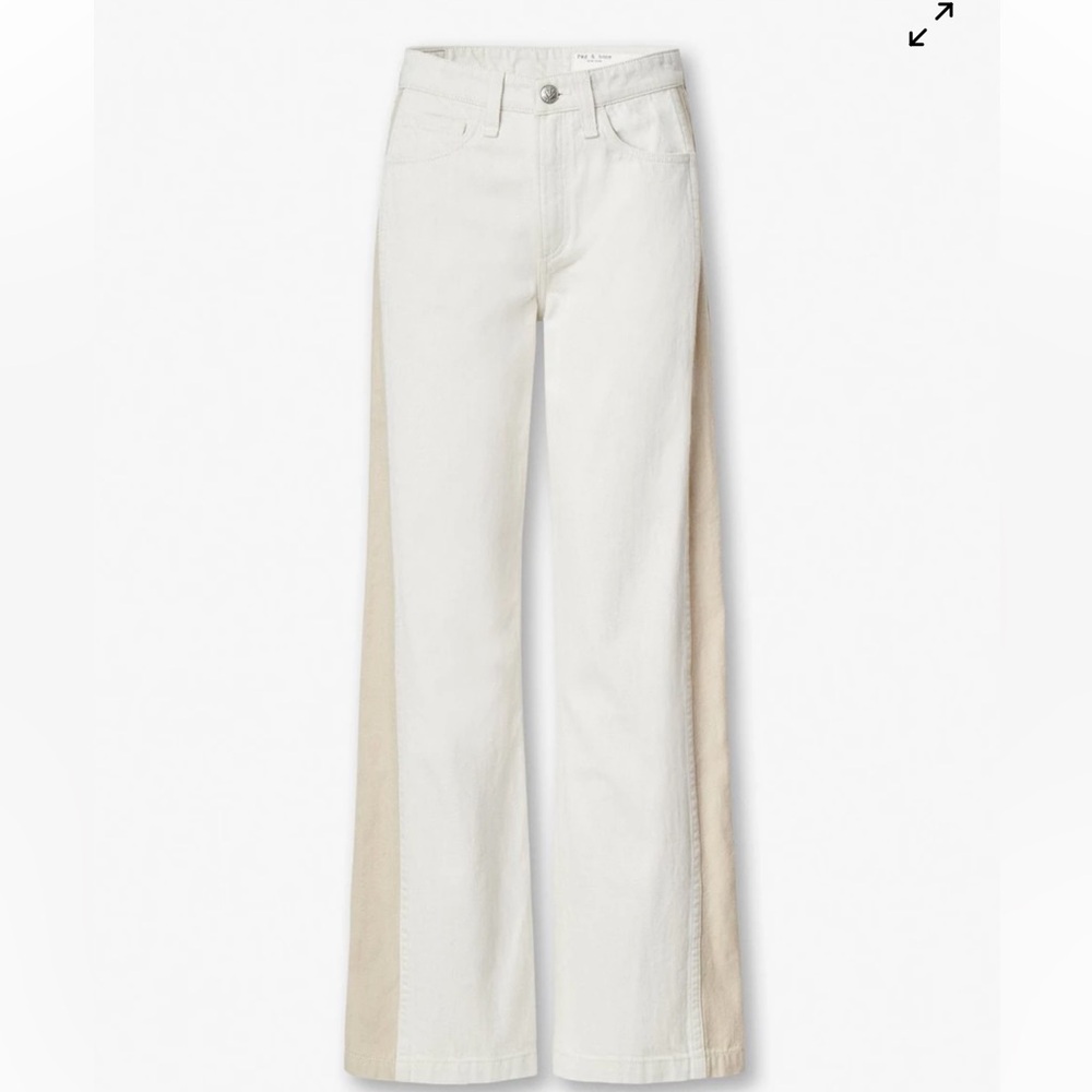 rag & bone Logan Spliced wide leg jeans